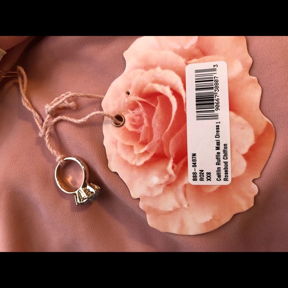 SHOW ME YOUR MUMU Caitlin Cold Shoulder Gown NWT - Picture 6 of 6